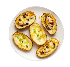 Potato Skins With Cheese 