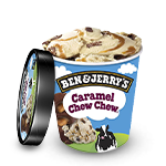 Ben & Jerry's Caramel Chew Chew Ice Cream 